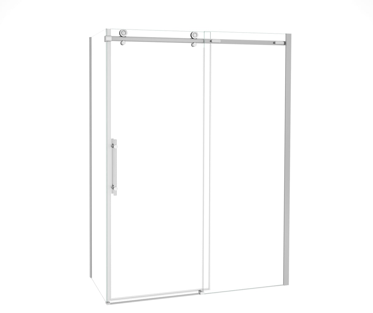 Odyssey SC 60" x 32" x 78" 8mm Sliding Shower Door for Corner Installation with Clear glass in Chrome