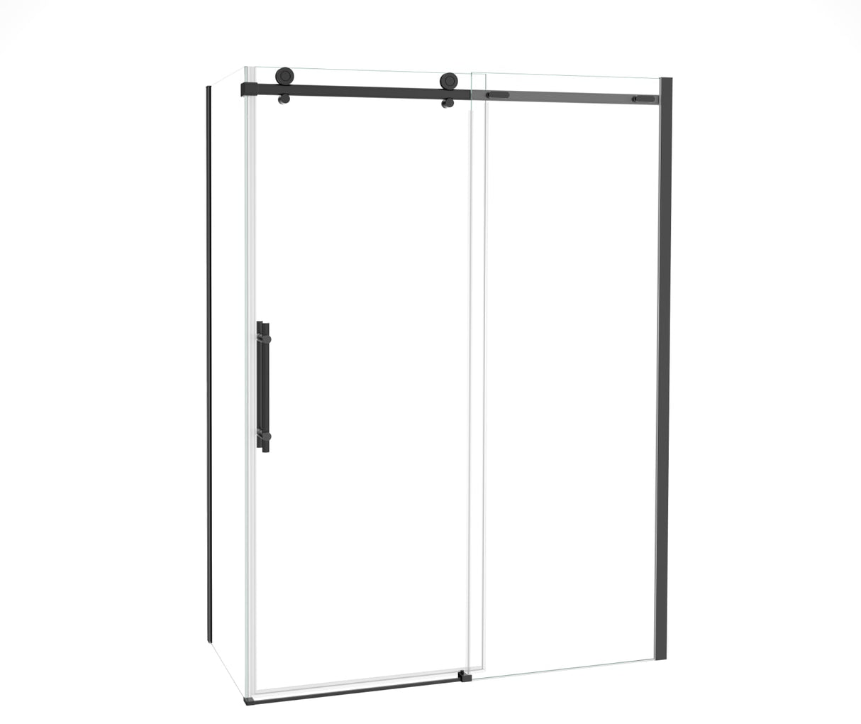 Odyssey SC 60" x 32" x 78" 8mm Sliding Shower Door for Corner Installation with Clear glass in Chrome