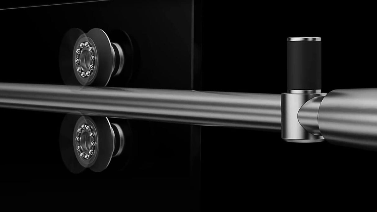 Luminescence 44 ½-47 x 70 ½-72 in. 6 mm Sliding Shower Door for Alcove Installation with Clear glass in Chrome