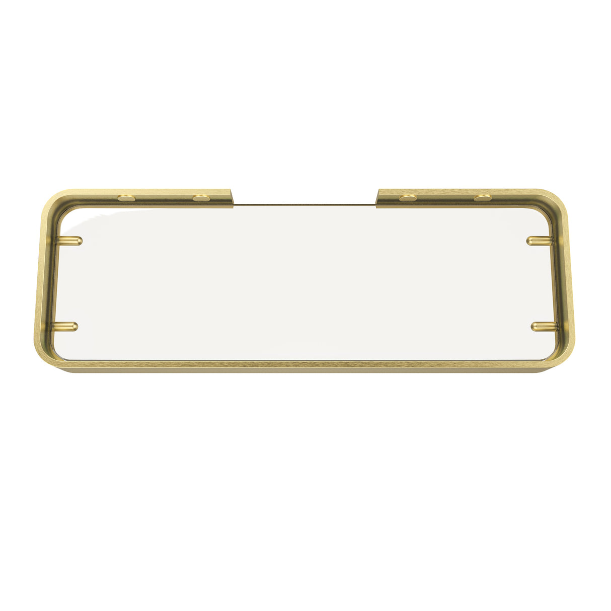Manhattan Rectangular Shelf with Glass