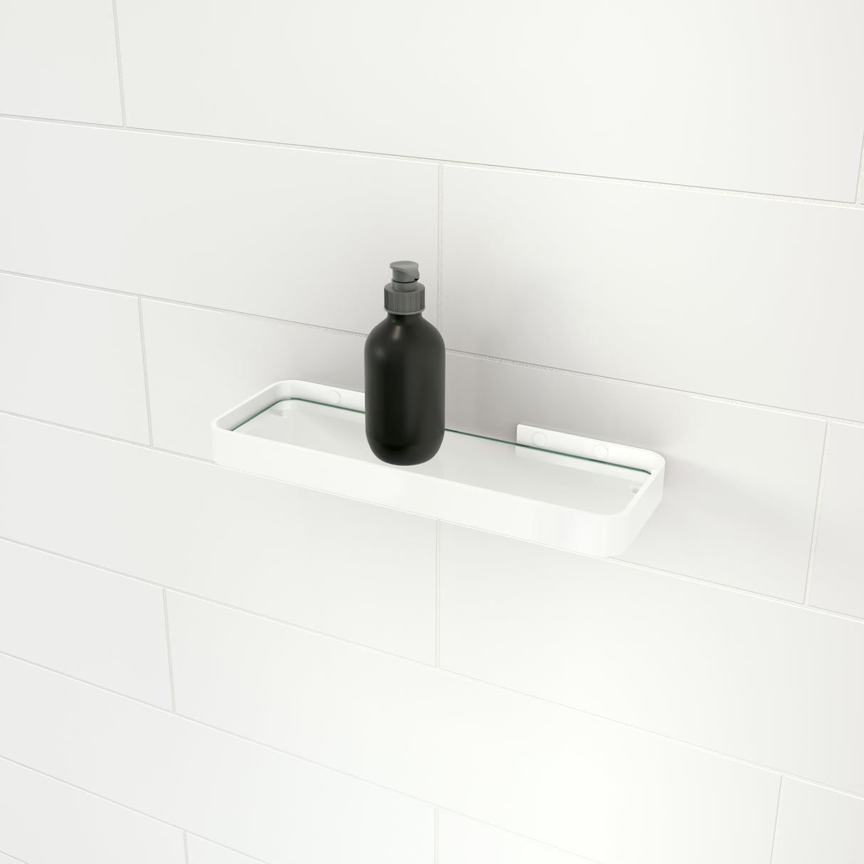 Manhattan Rectangular Shelf with Glass
