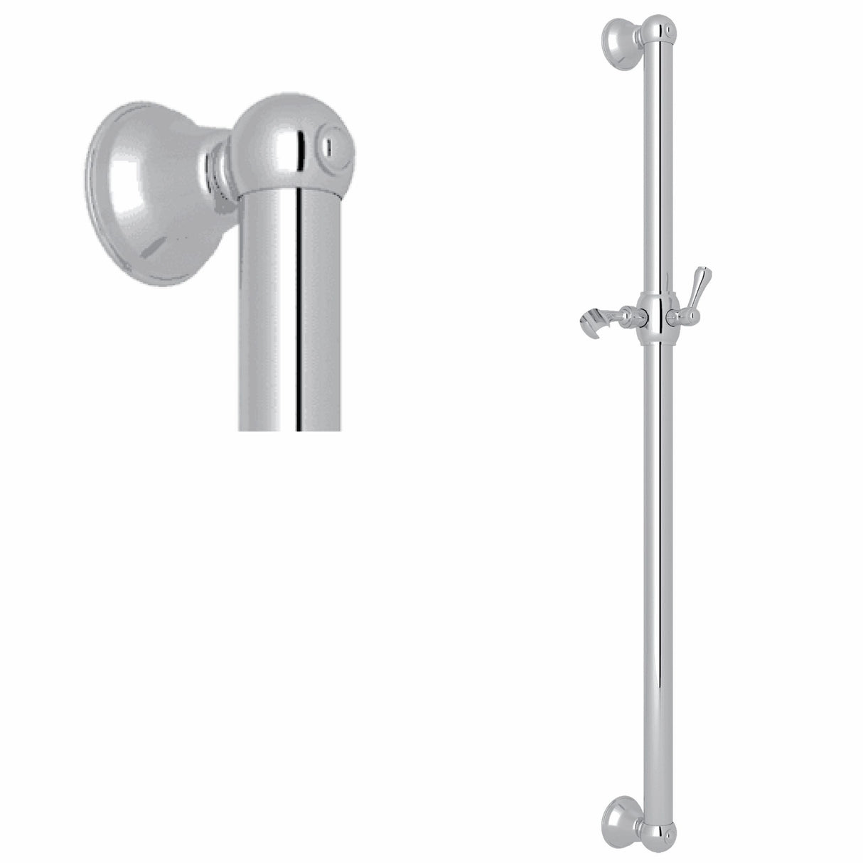 36" Grab Bar With Handshower Slide Rail 1270