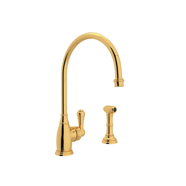 Georgian Era Kitchen Faucet With Side Spray