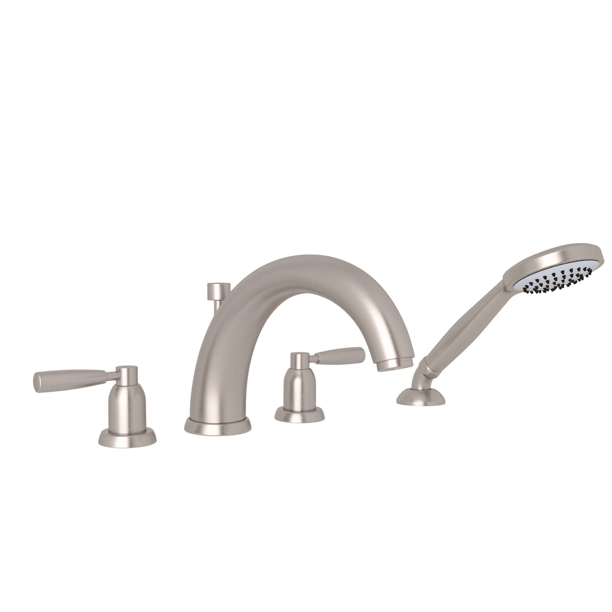 Holborn 4-Hole Deck-mount Tub Filler with C-Spout