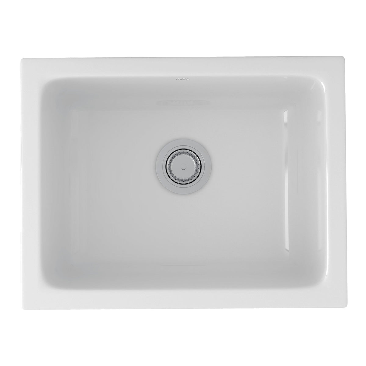 ROHL Allia 24" Fireclay Undermount Kitchen & Laundry Sink - image 1