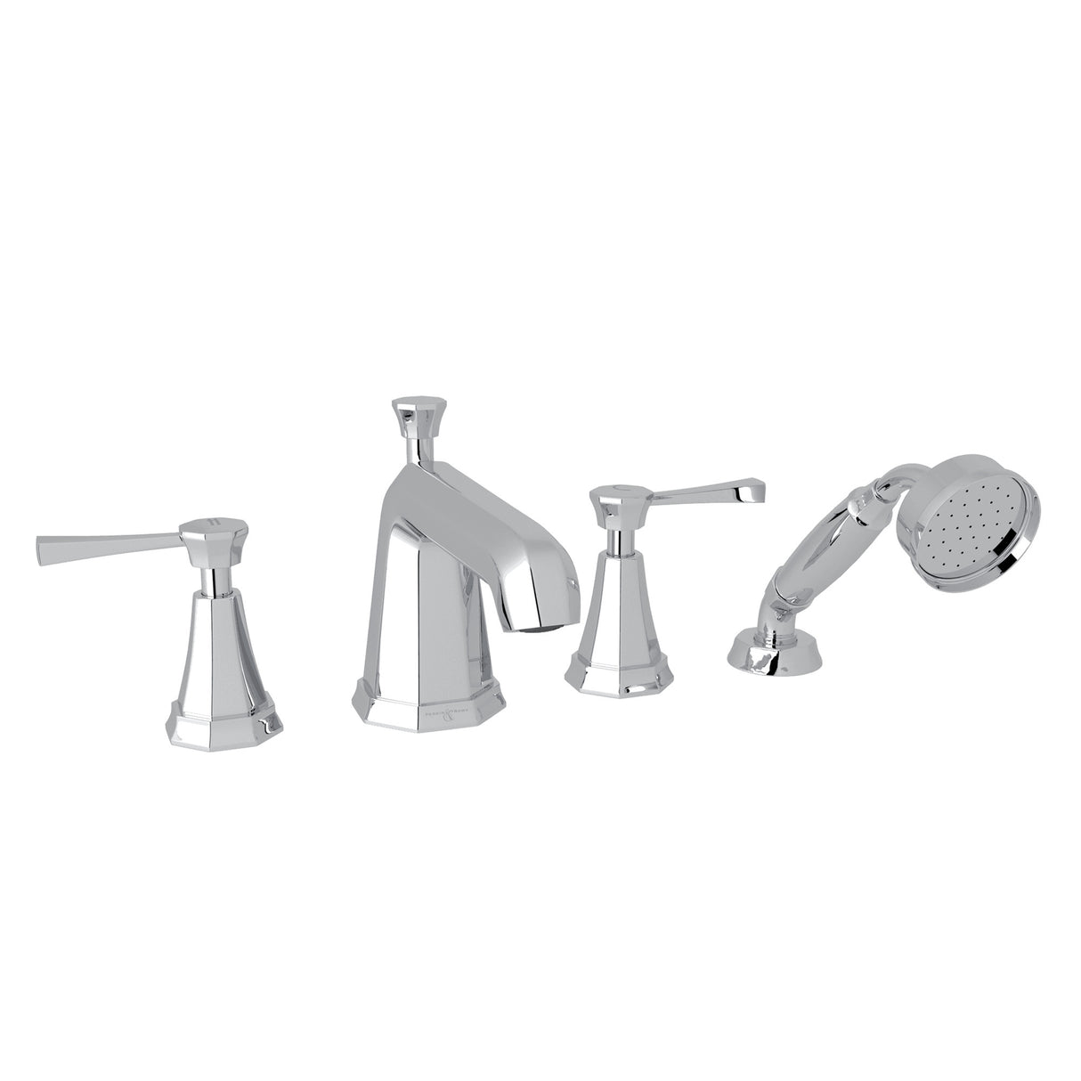 Deco 4-Hole Deck-mount Tub Filler