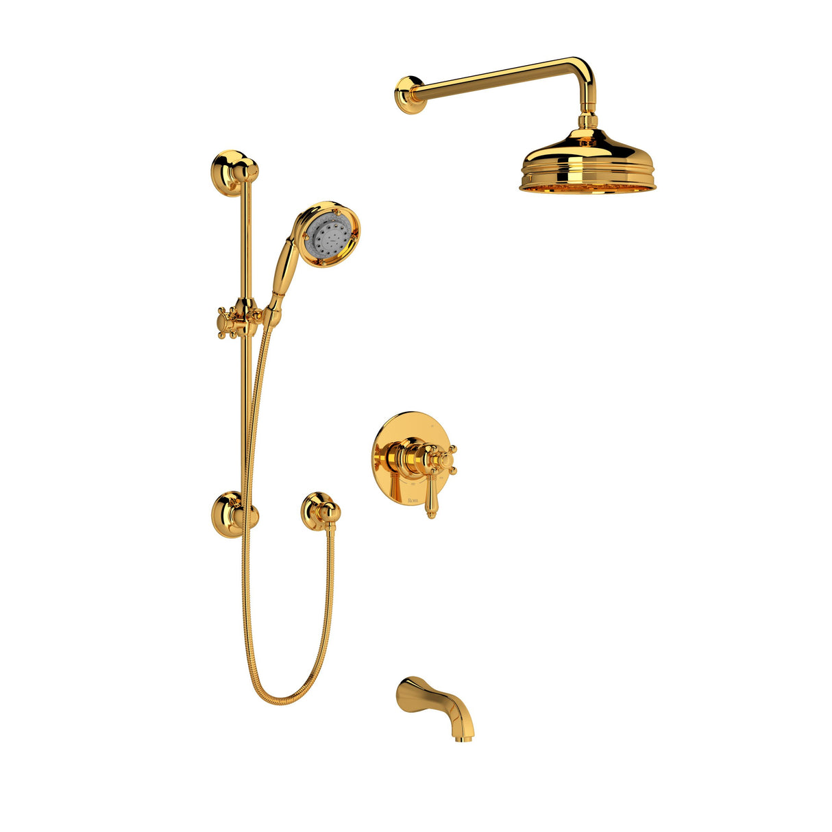 ROHL Acqui Wall Mount Tub Spout Kit TKIT1345AQLM - image 2