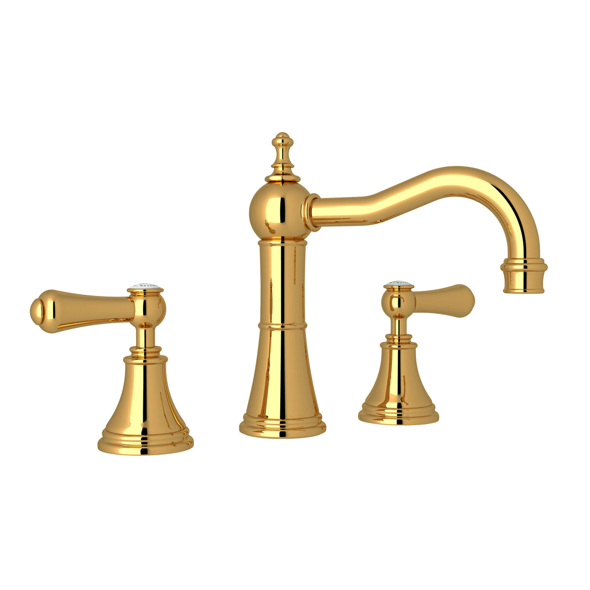 Georgian Era Widespread Lavatory Faucet With Column Spout