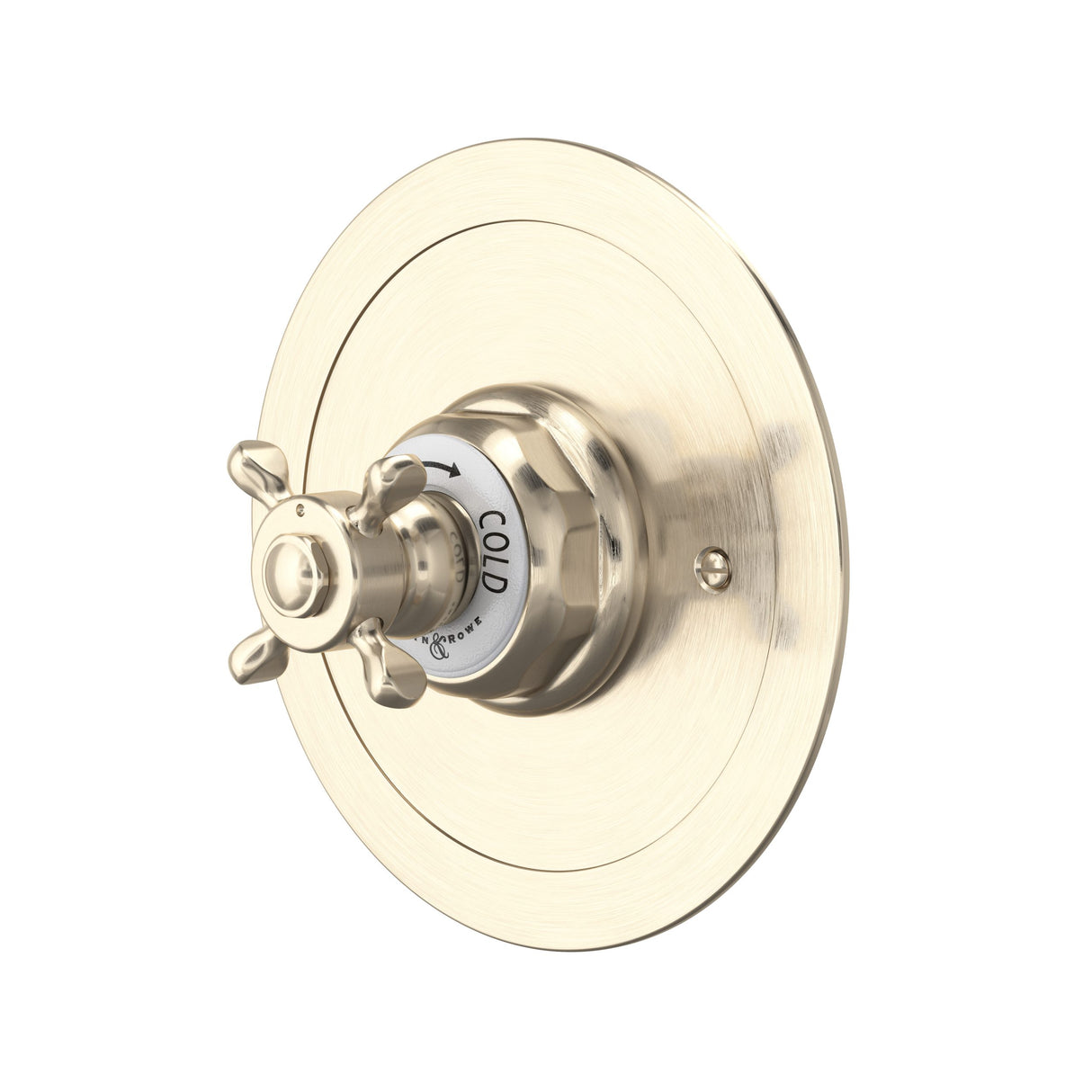 Edwardian 3/4 inch Round Thermostatic Trim Without Volume Control