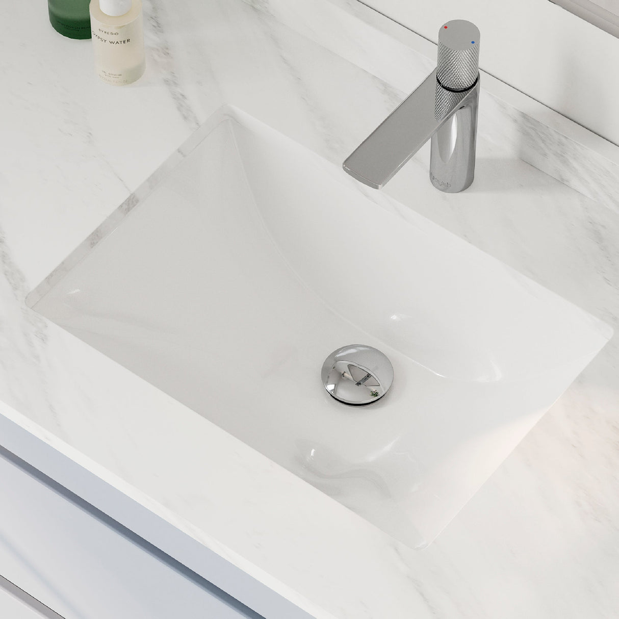 1825 W X 13 D Porcelain Rectangular Undermount Bathroom Sink Set Of 2