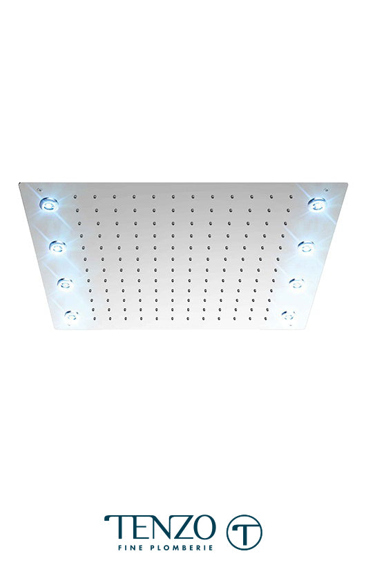 Tenzo LED Ceiling Rain Shower Head 17x21 in