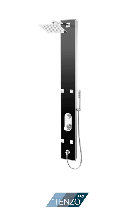 Tenzo Evolo Glass Shower Column 4-Jet Pressure Balanced - image 1