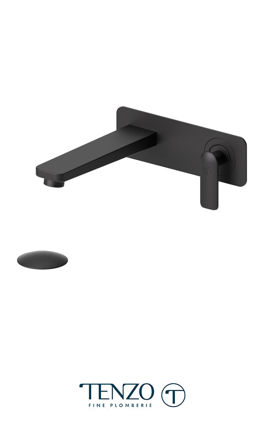 Tenzo Wall mount lavatory faucet Delano with (overflow) drain - image 3