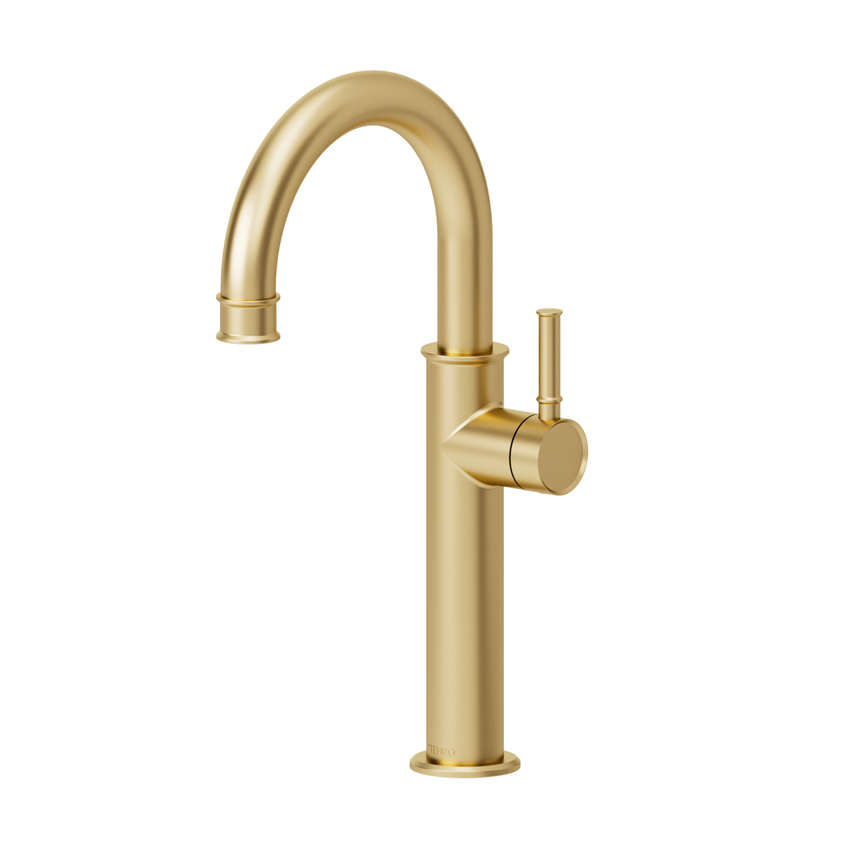 Alyss single hole tall lavatory faucet with (overflow) drain