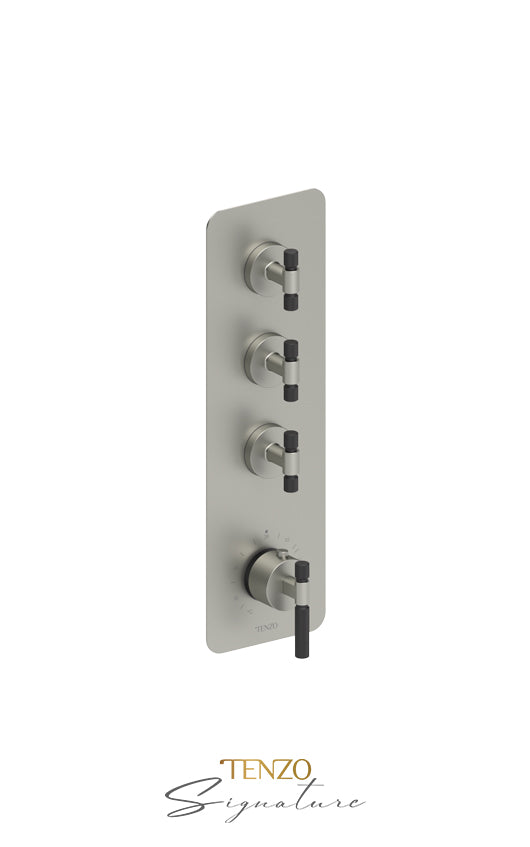 Extenza valve 3 fcts thermo Bellacio-F brushed gold