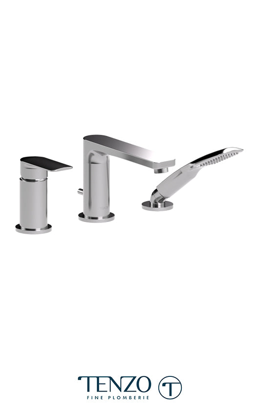 Tenzo Delano Deck-Mount 3-Piece Tub Filler Faucet - image 2