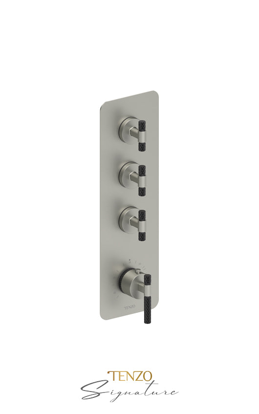 Extenza valve 3 fcts thermo Bellacio-C brushed gold