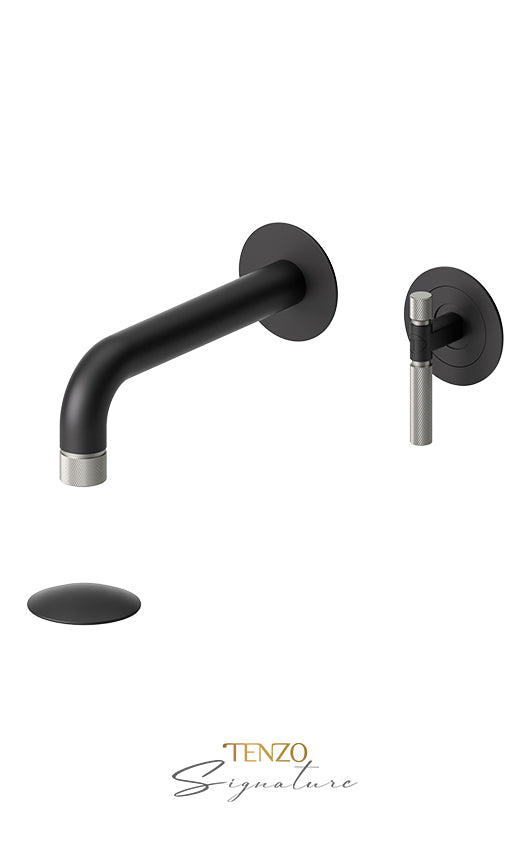 Tenzo Bellacio-F Wall Mount Bathroom Faucet, No Overflow - image 7