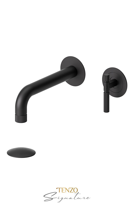 Tenzo Bellacio-F Wall Mount Bathroom Faucet, No Overflow - image 5