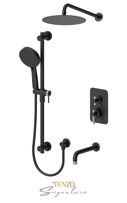 Tenzo Bellacio-F Pressure Balance Shower Trim 2-Function - image 7