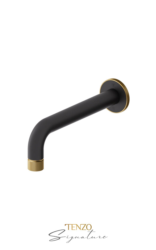 Wall mount spout Bellacio-F brushed gold