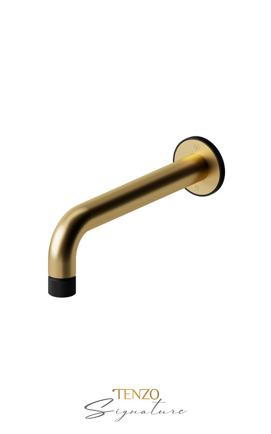 Wall mount spout Bellacio-F brushed gold