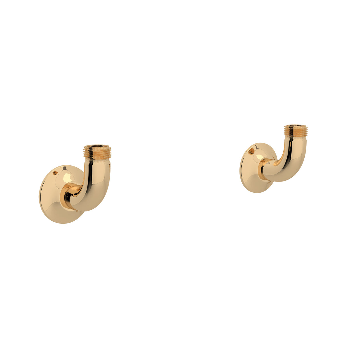 Georgian Era Bridge Kitchen Faucet Wall Unions