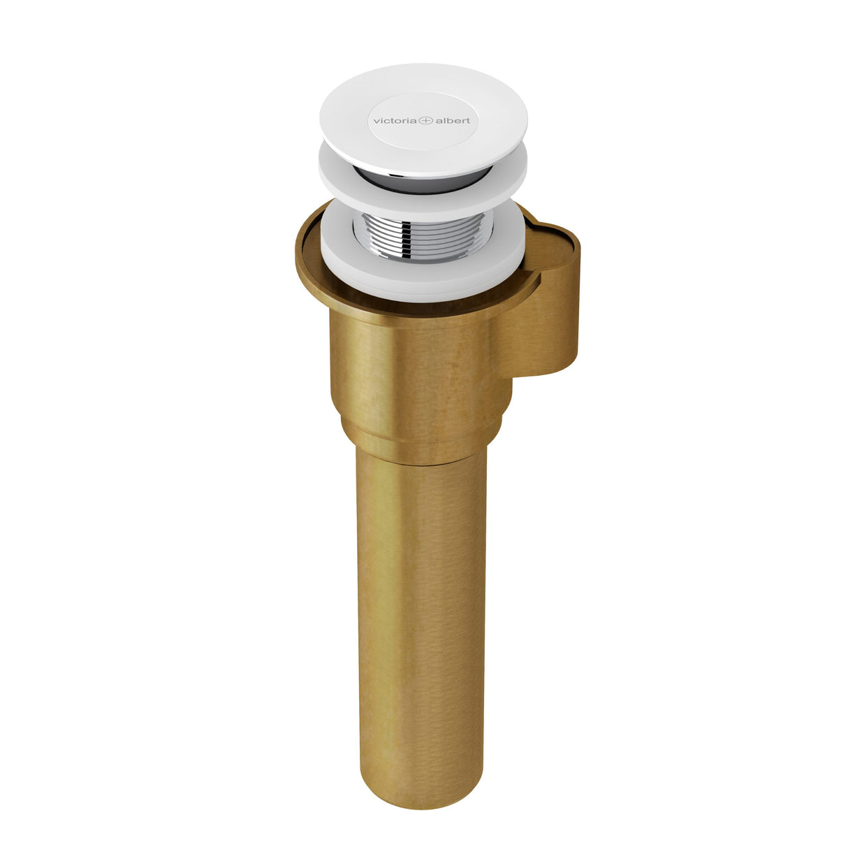 IntelliDrain Push Drain for Victoria + Albert Bathtubs Without an Overflow Hole