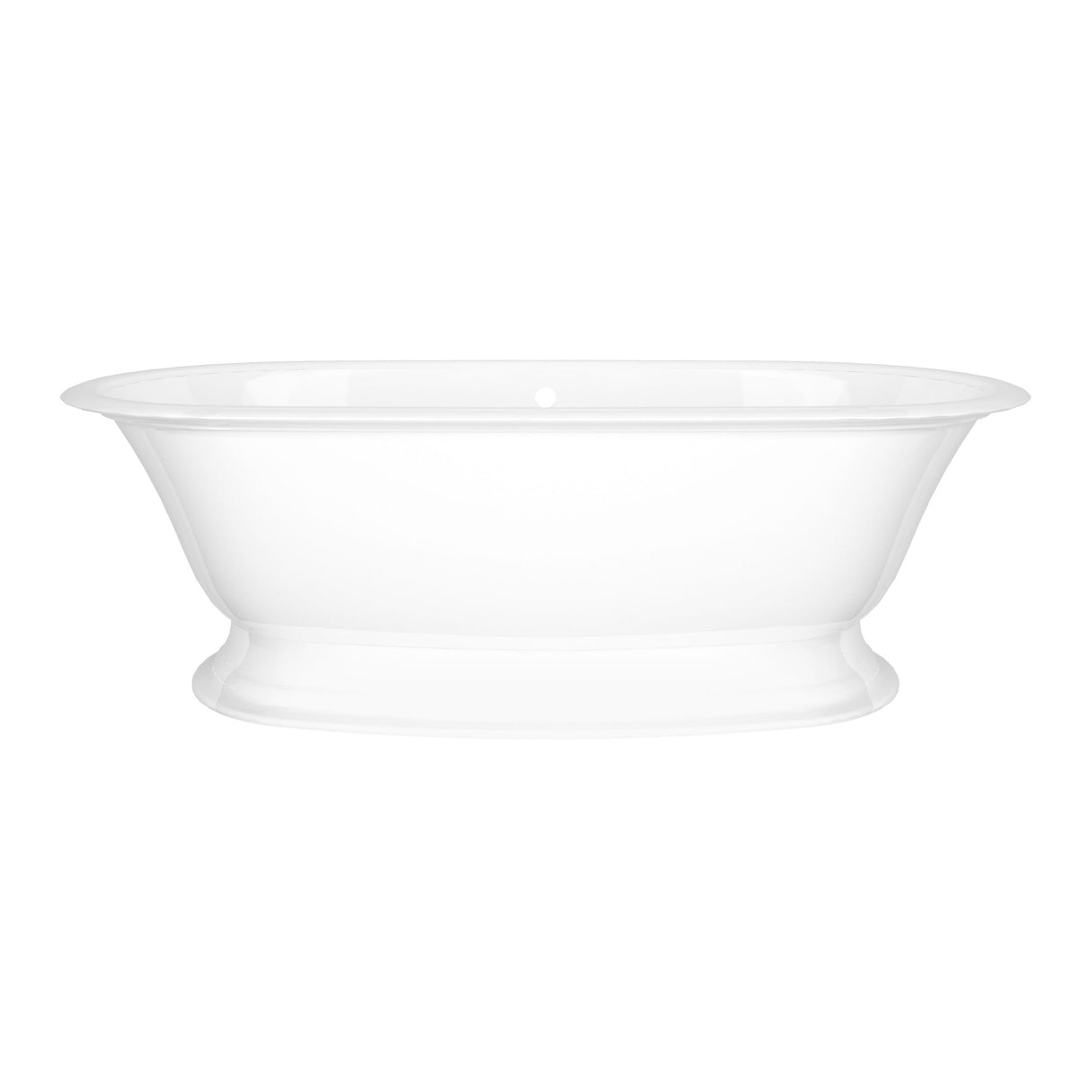 Elwick 75" x 36" Freestanding Pedestal Bathtub With Void
