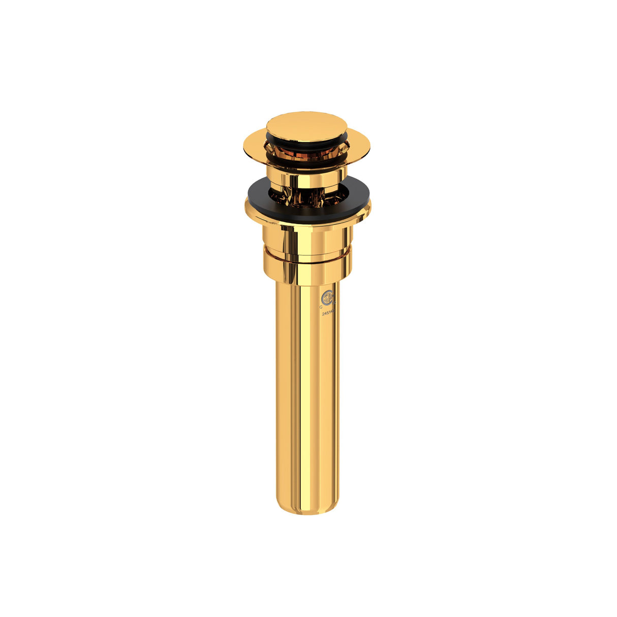 Push Drain With Overflow