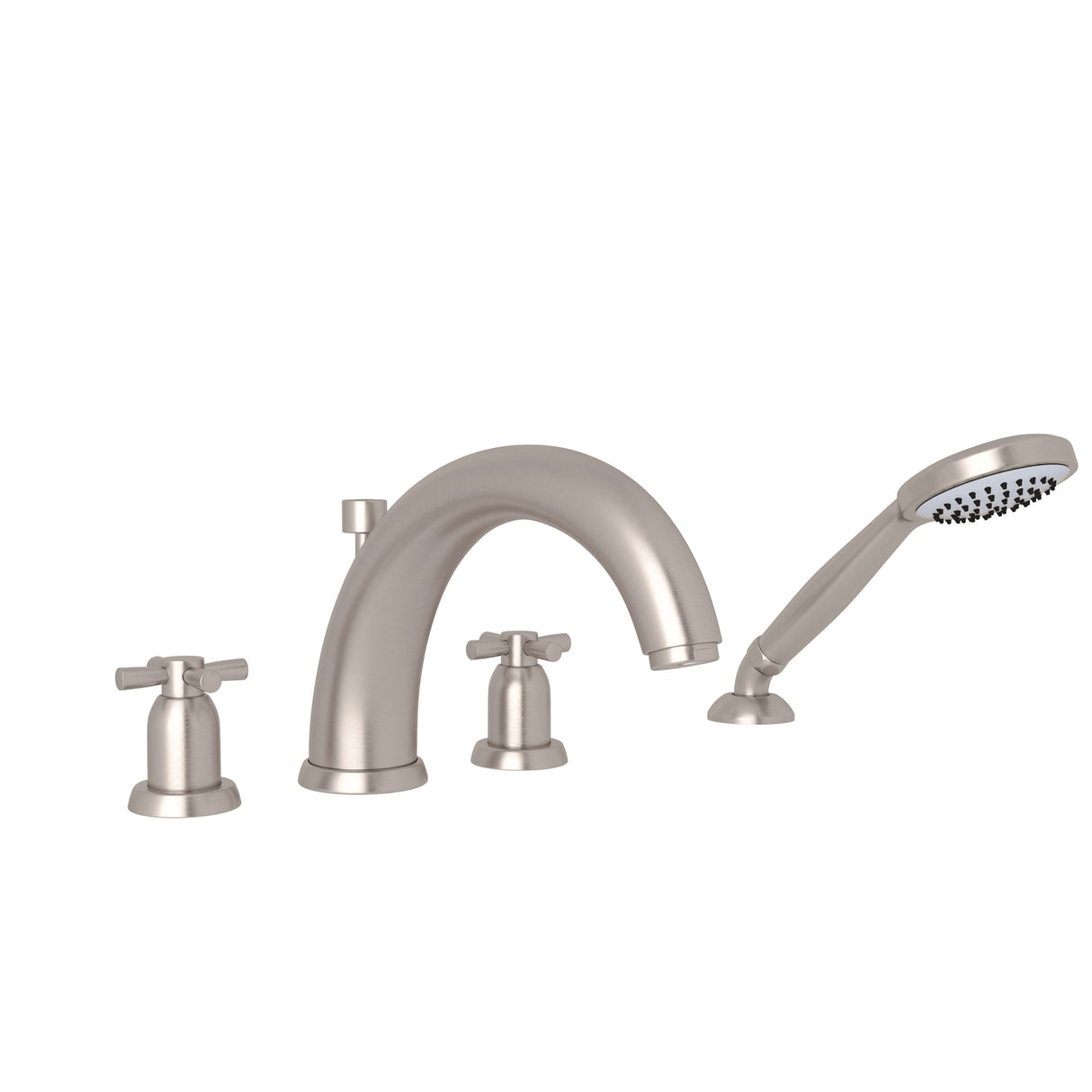 Holborn 4-Hole Deck-mount Tub Filler with C-Spout