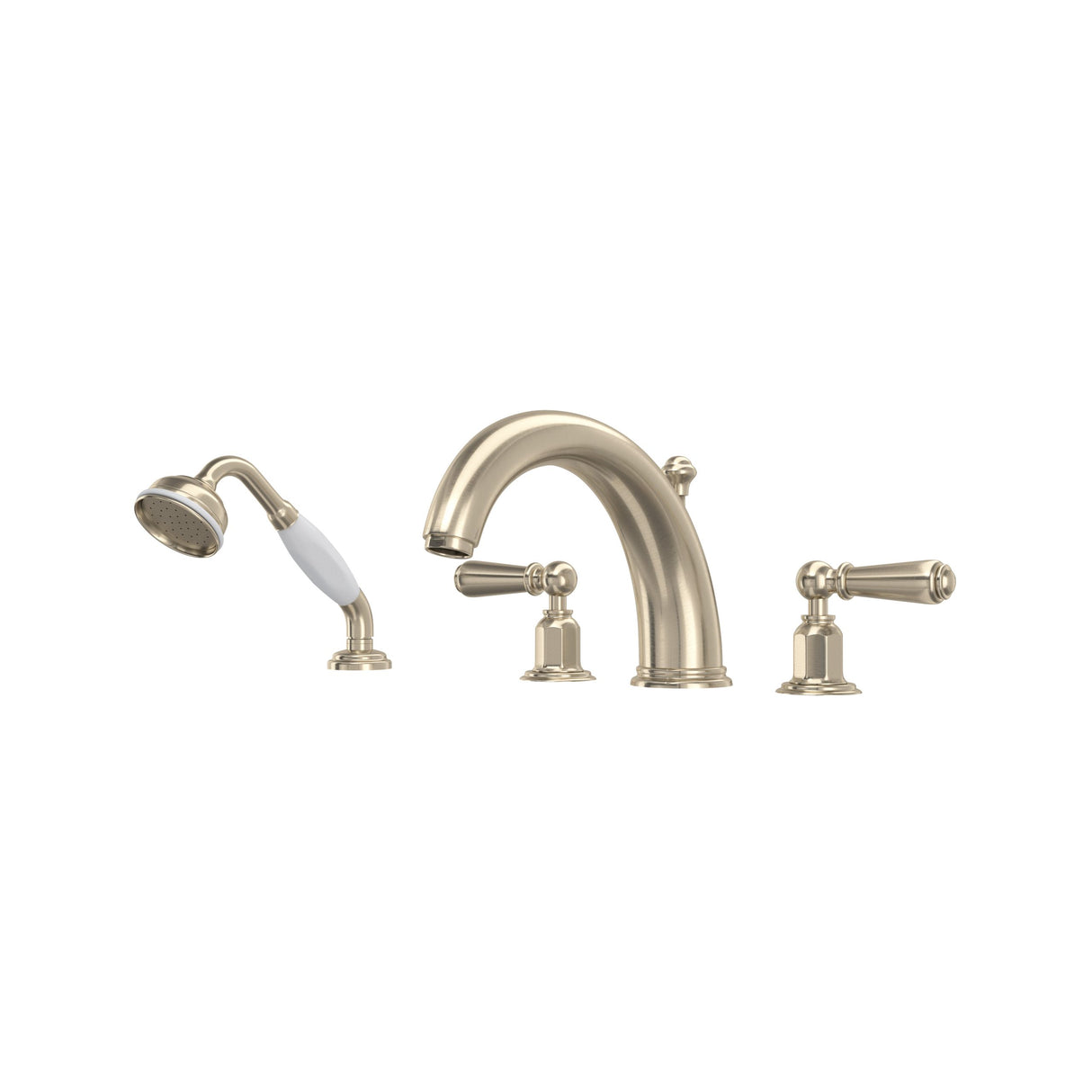 Edwardian 4-Hole Deck-mount Tub Filler