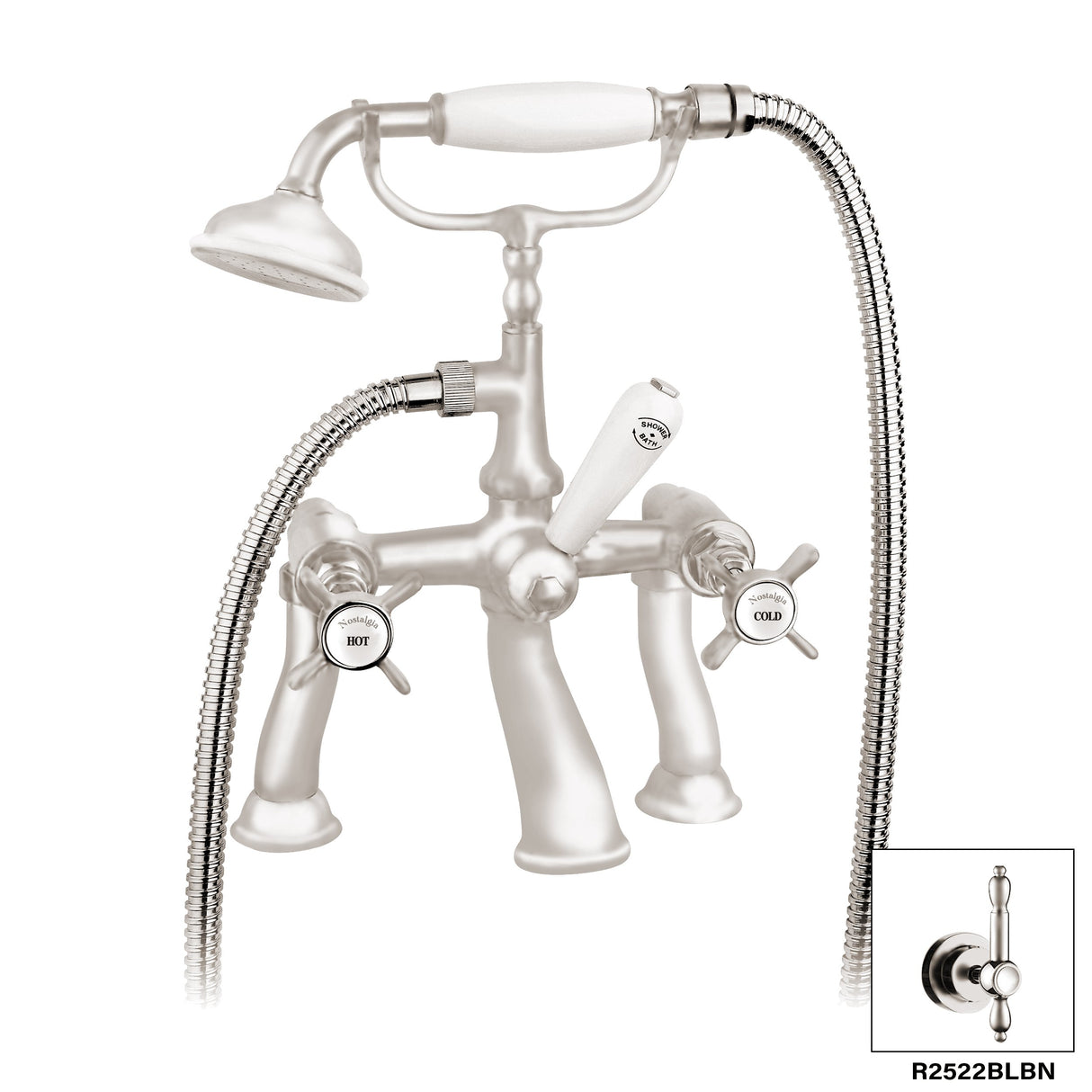 Nostalgia Deck Mount Tub Filler R2522BL
