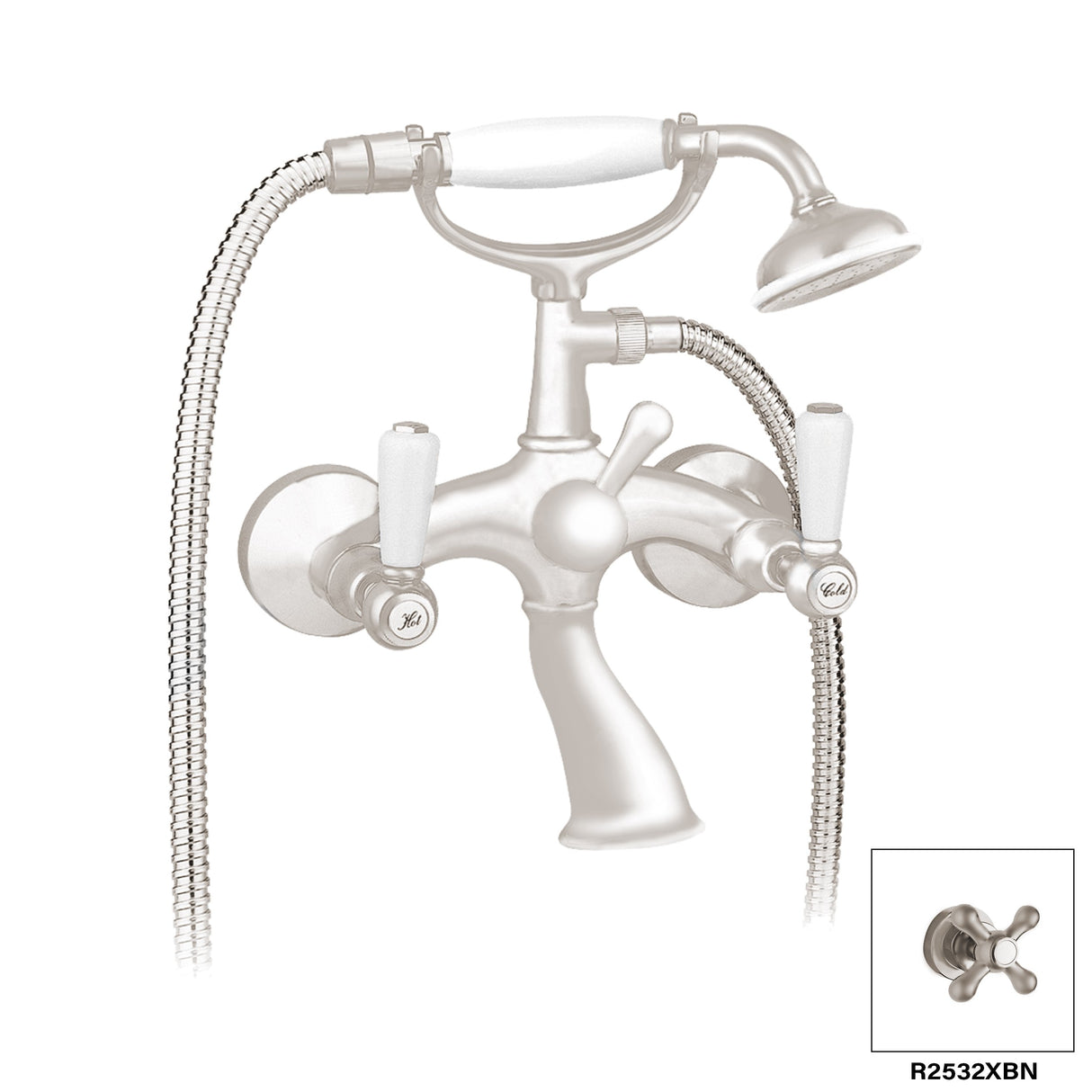 Colonial Wall Mount Tub Filler R2532X