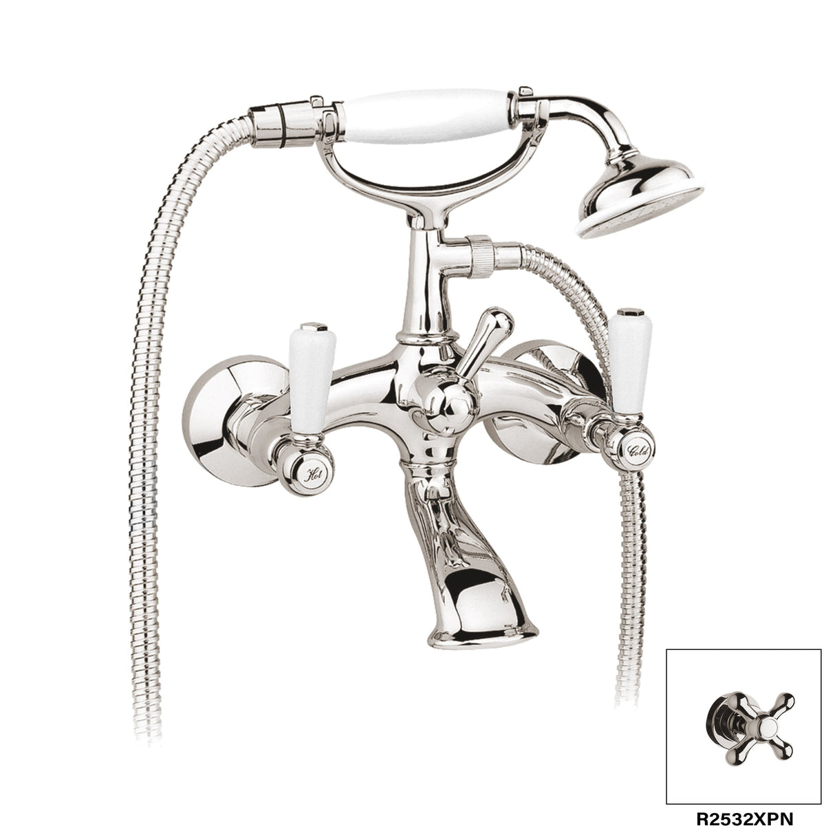 Wall Mount Tub Filler - Colonial R2532L