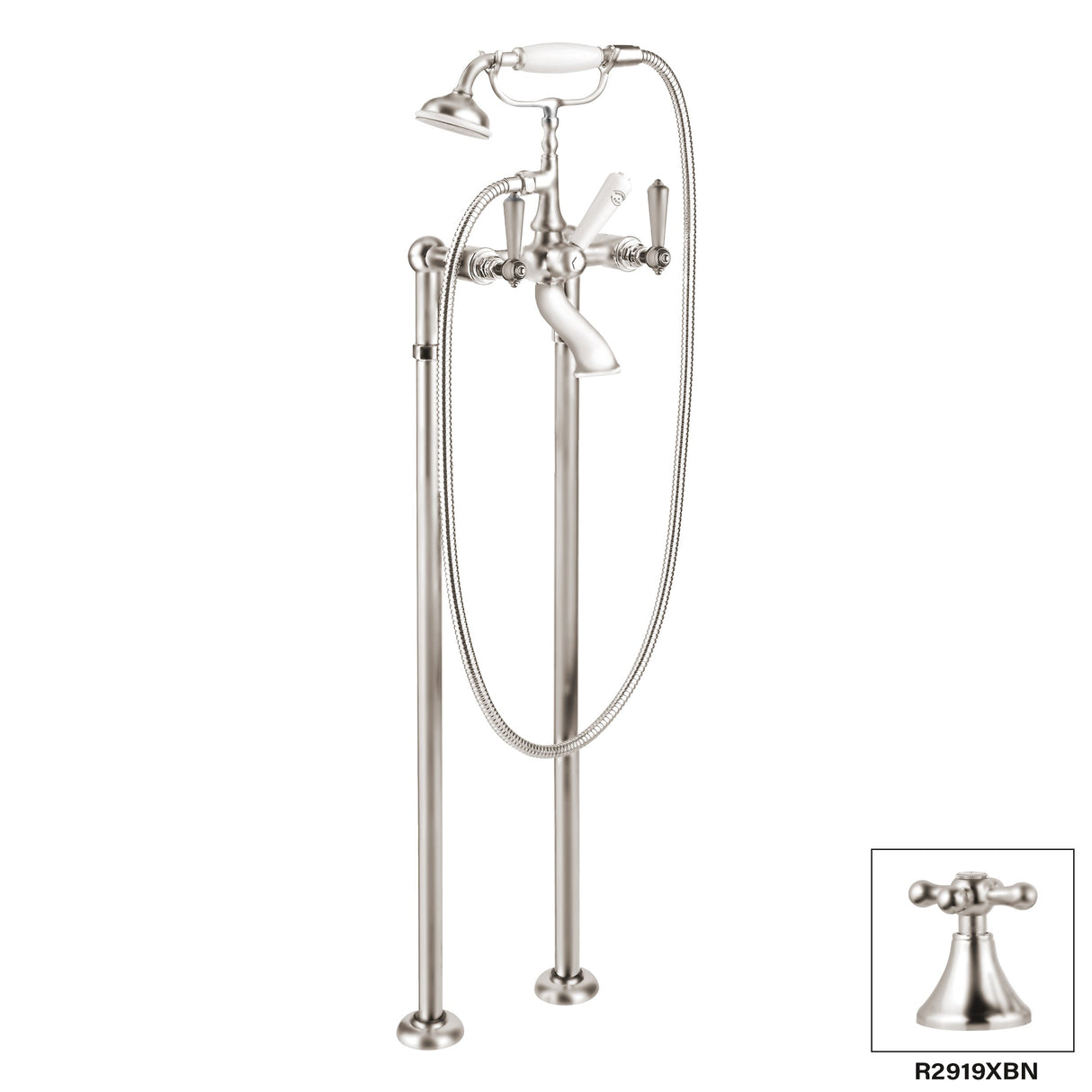London Floor Mount Tub Filler R2919X