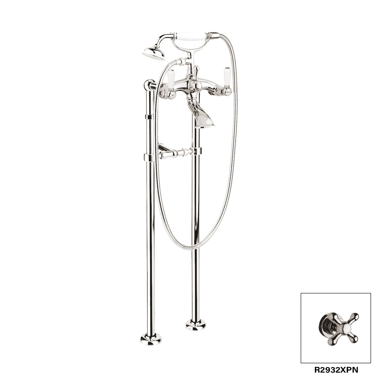 Floor Mount Tub Filler - Colonial R2932L