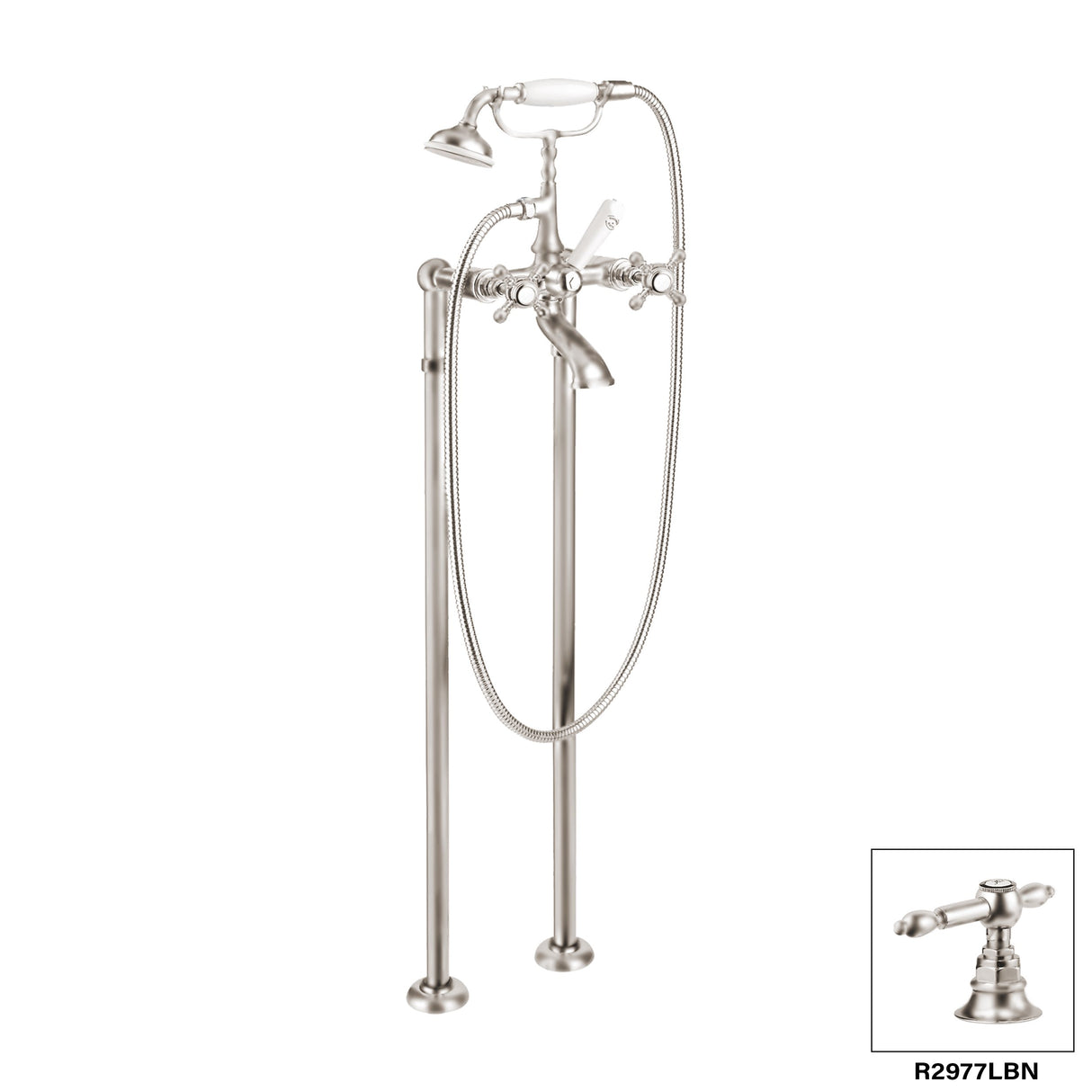 Julia Floor Mount Tub Filler R2977L