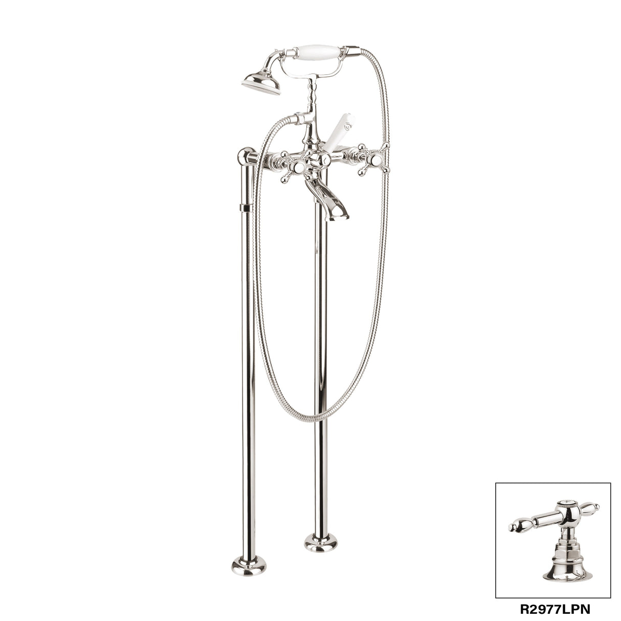 Julia Floor Mount Tub Filler R2977L