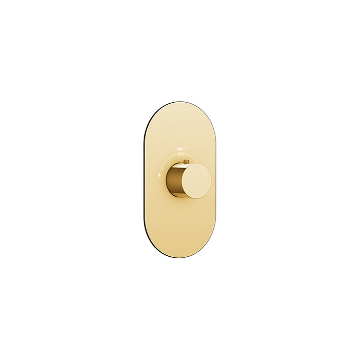 Aquabrass Turbo Thermostatic Shower Valve Trim T12000 Chrome - image 4