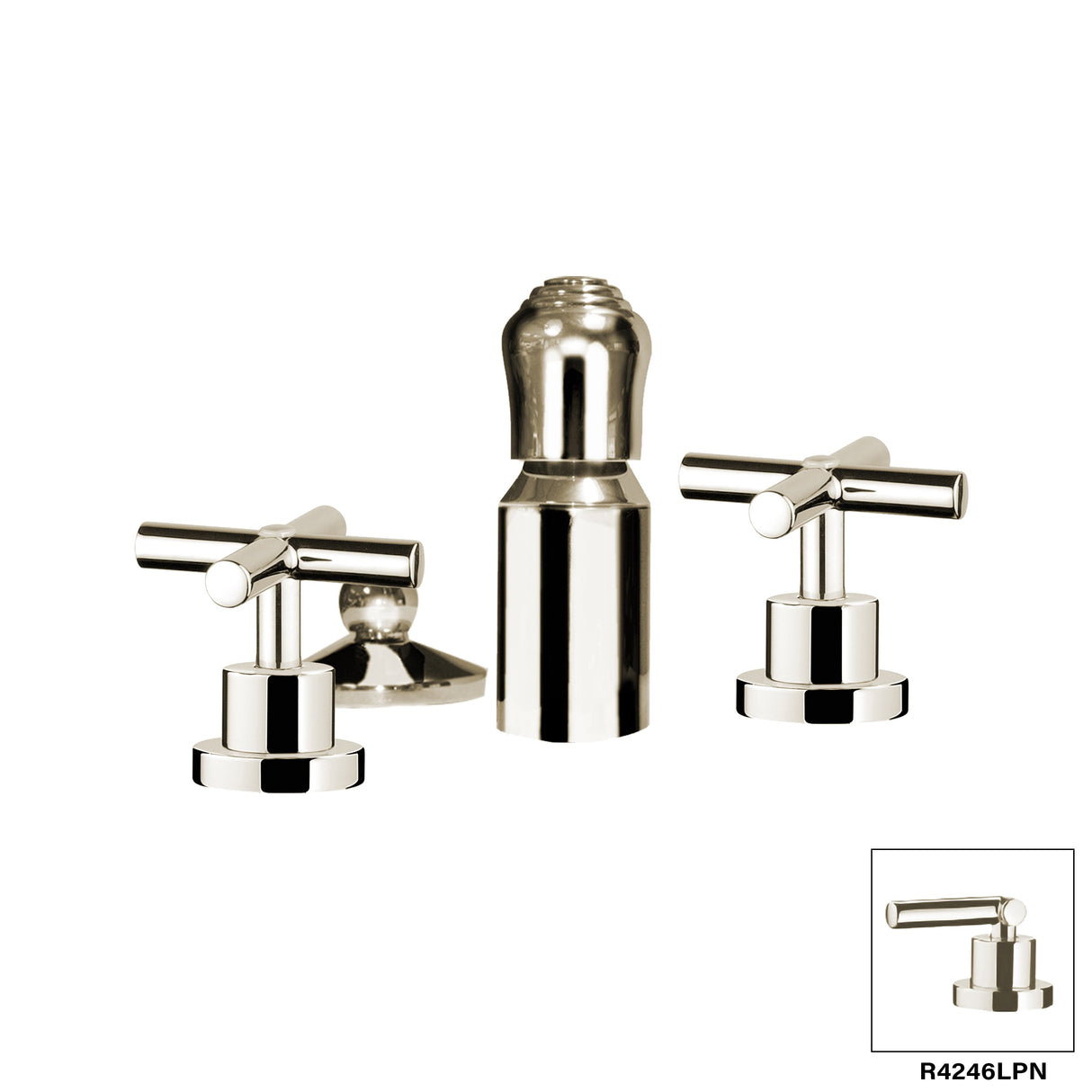4 Hole Bidet Faucet - mechanical drain included - Tempo R4246X