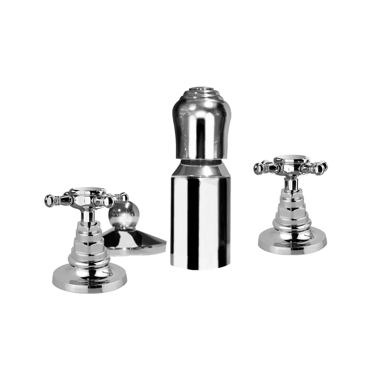 4 Hole Bidet Faucet - mechanical drain included - Queen R4275X