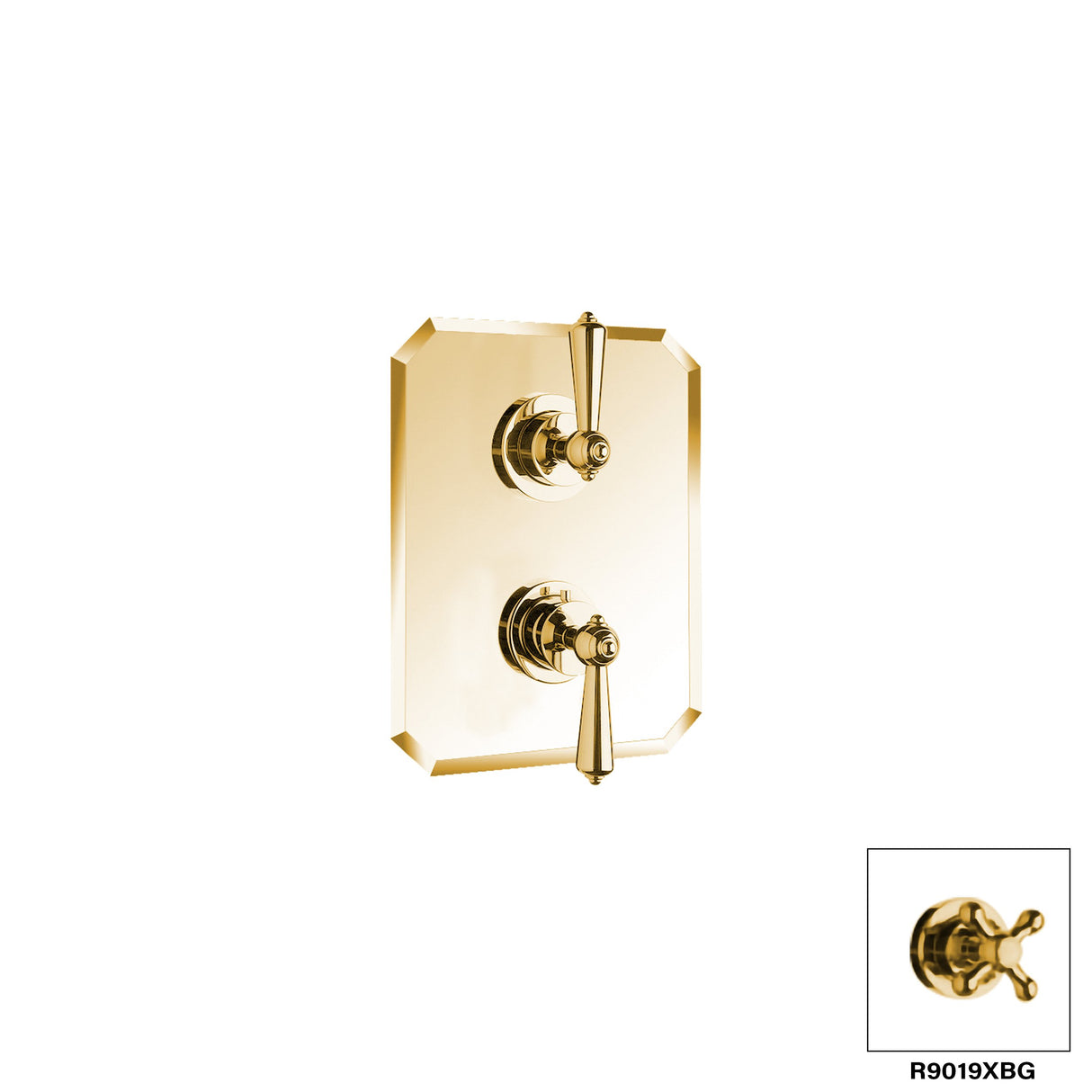 1/2” Thermostatic Valve with Shut Off - London R9019L