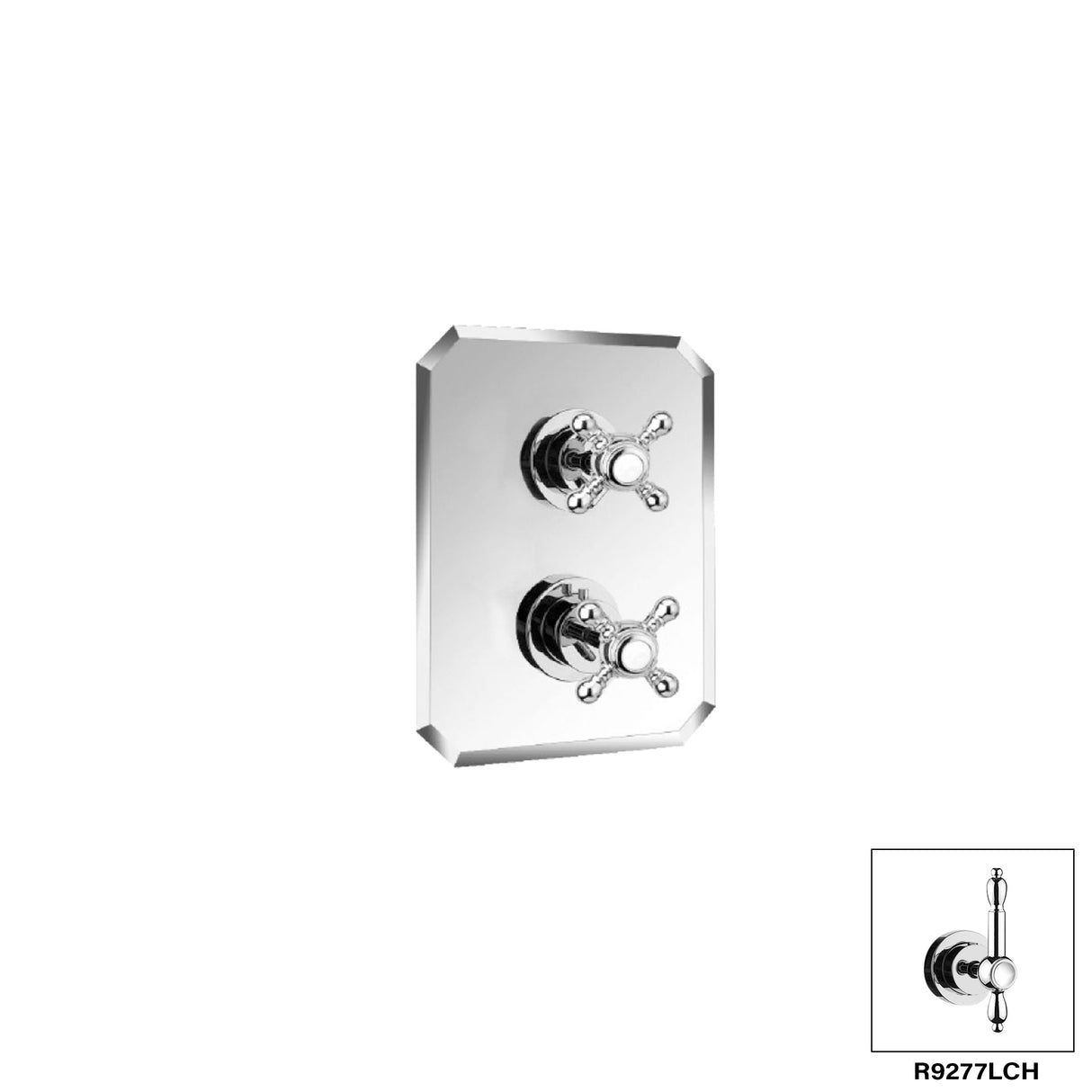 1/2” Thermostatic Valve with 2-Way Non-sharing Diverter - Julia R9277X