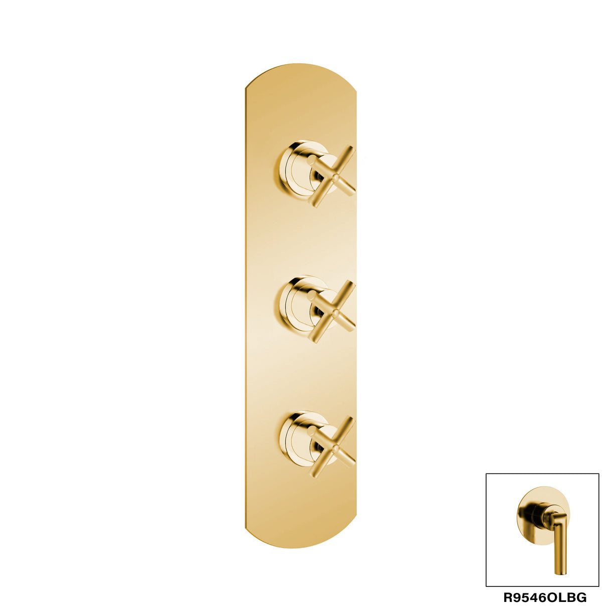 3/4 Thermostatic Valve 2 Shut Offs - Tempo R9546OX