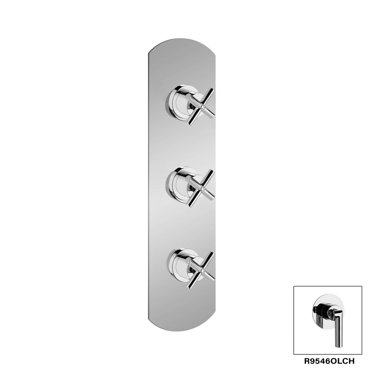 3/4 Thermostatic Valve 2 Shut Offs - Tempo R9546OX