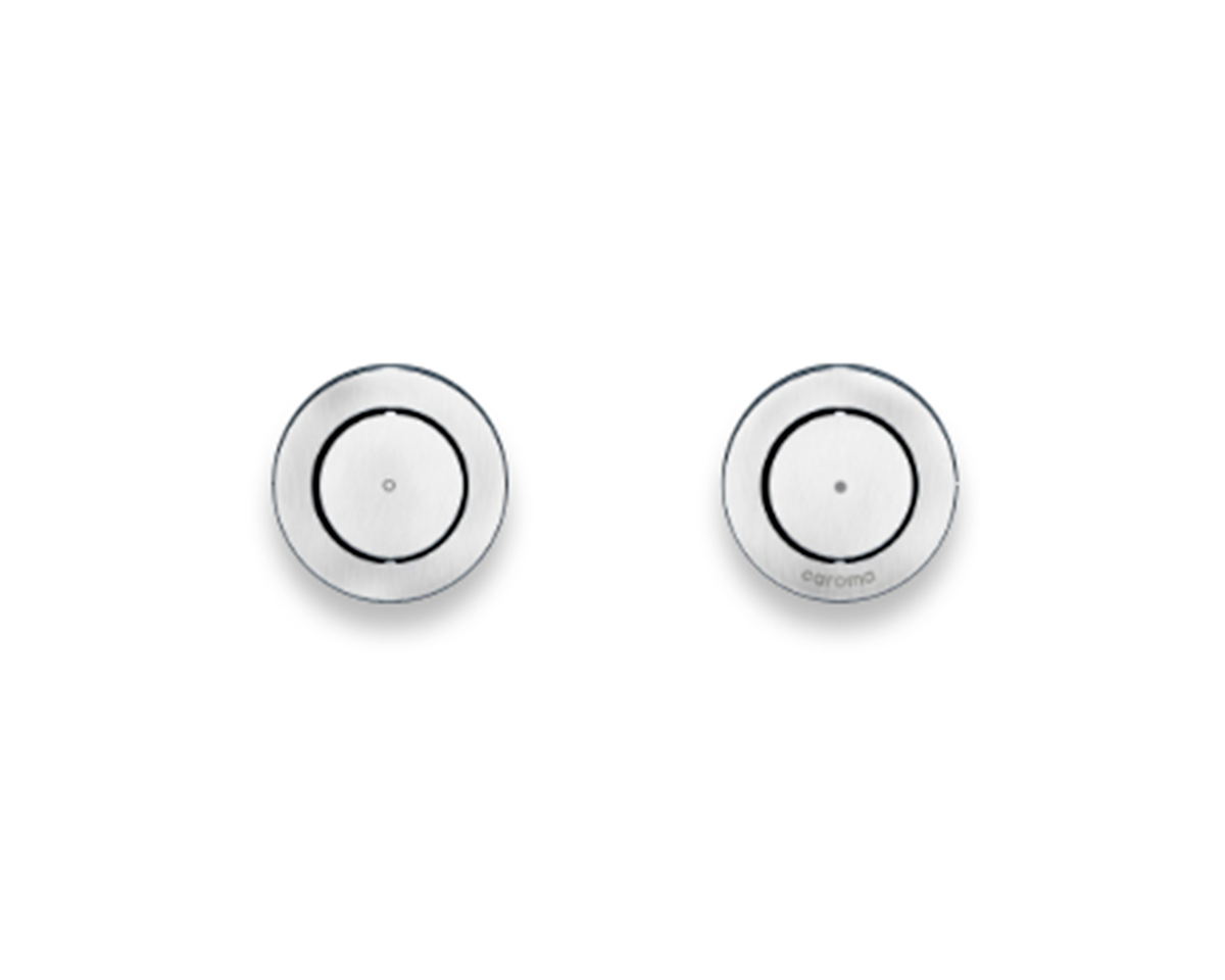 Invisi Series II Round dual-flush Remote button set