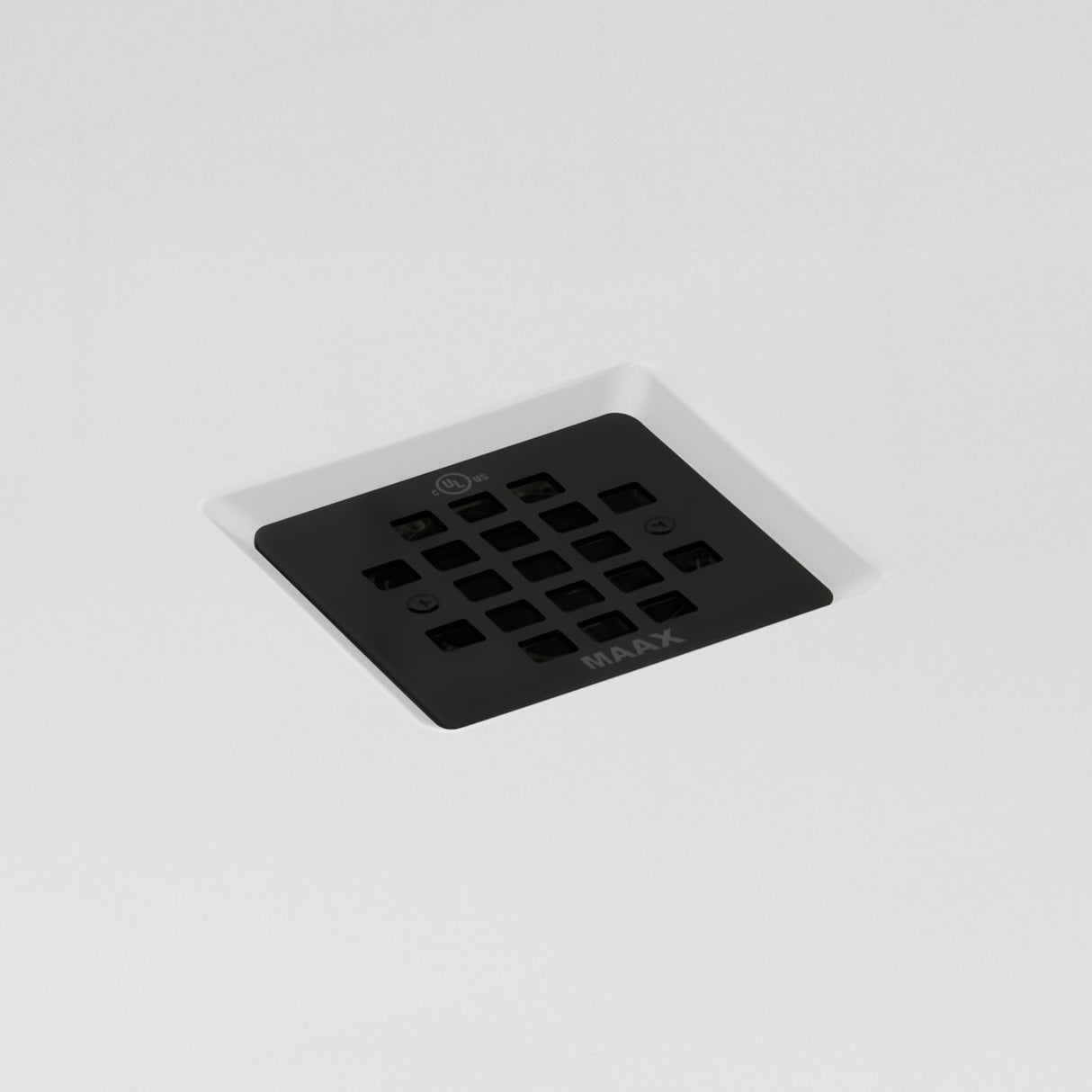 B3X 6036 Acrylic Corner Right Shower Base with Center Drain in White