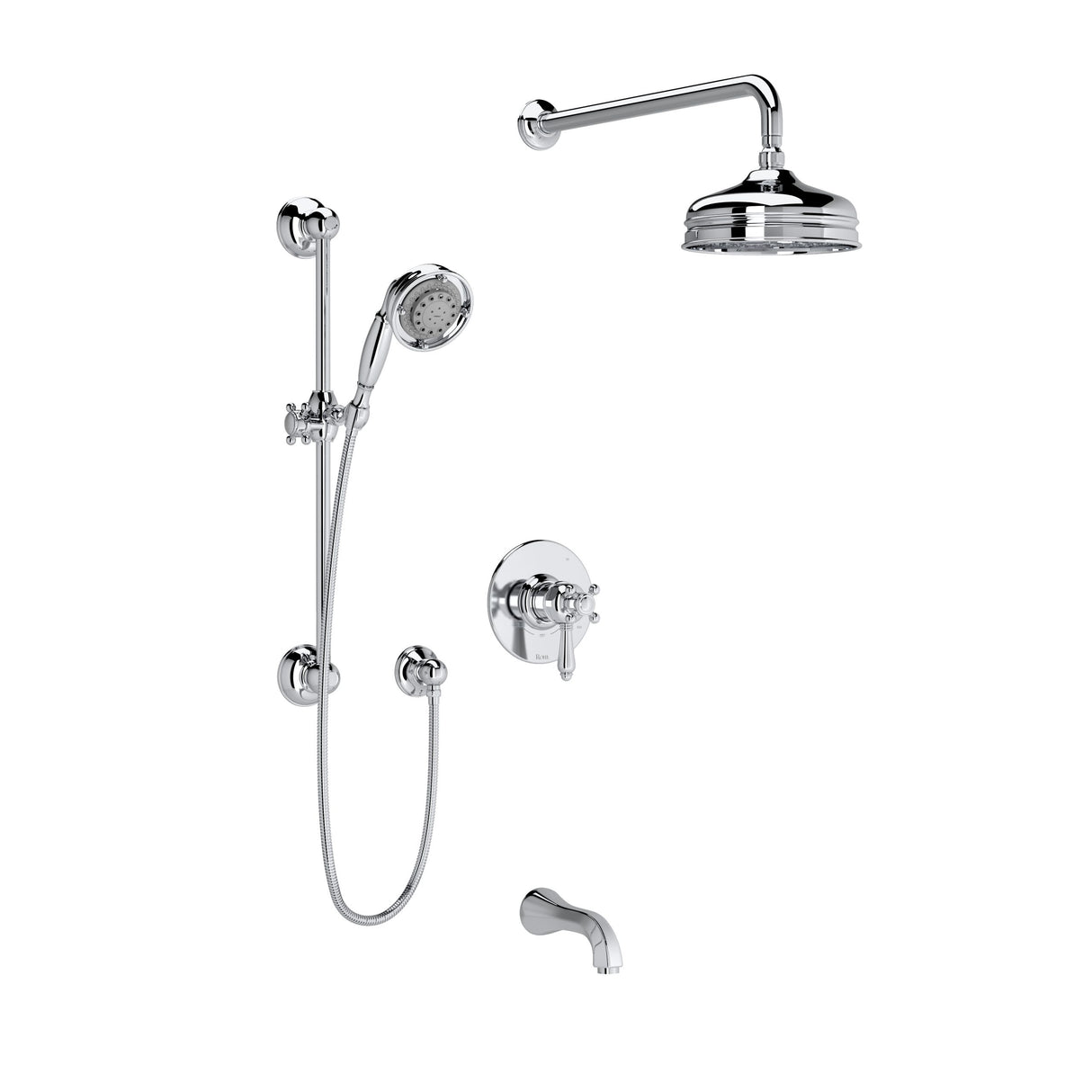 ROHL Acqui Wall Mount Tub Spout Kit TKIT1345AQLM - image 1