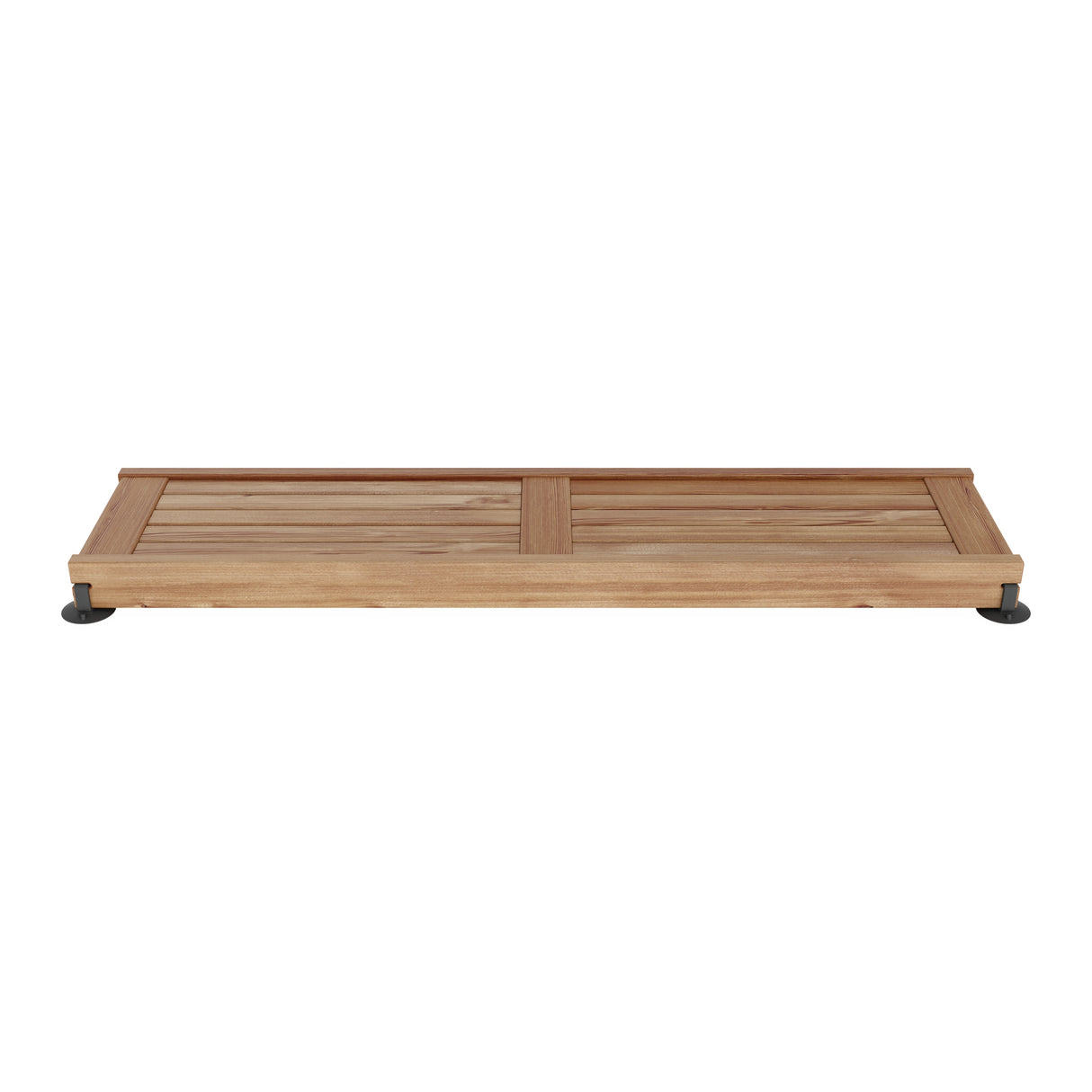 Straight Teak Shower Seat 60